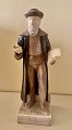 Reutemann Antik presents: Johann Gutenberg figurine in porcelain from the Danish Typographers' Association