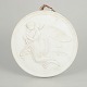 L'Art presents: Royal Copenhagen biscuit relief after Thorvaldsen, wall plaque.