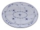 Antik K presents: Blue Fluted PlainExtra large platter 48 cm. from 1820-1840