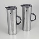 L'Art presents: Erik Magnussen for Stelton, stainless steel vacuum coffee pots.