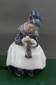 Antikkram presents: Royal Copemhagen porcelain figurine No 1314, Amager girl knitting.