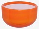 Antik K presents: Holmegaard PaletLarge orange red bowl 23.9 cm.