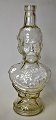 Pegasus – Kunst - Antik - Design presents: Portrait bottle in clear glass. 20th century. Depicting King Victor ...