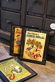 K&Co. presents: Decorative, old Walt Disney Donald Duck magazine from 1959 framed in a black frame. 30x24cm...