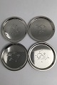 Danam Antik presents: Frantz Hingelberg Sterling Silver Coasters (4) (1932-1933)
