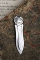 K&Co. presents: Old bookmark in silver with clam motif. Stamped 830s...
