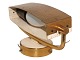 Small Danish Modern brass wall lamp from around 1950