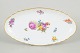 L'Art presents: Royal Copenhagen Saxon flower, oval dish.