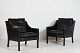 Stari Antik presents: Børge MogensenPair of chairs 2207with black leather
