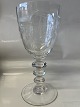 Antik Huset presents: Glass Cup with engraved initialsHeight 22.9 cm