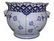 Antik K presents: Blue Fluted Full Lace with gold edgeExtra large and very rare flower pot