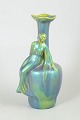 L'Art presents: Zsolnay large vase with figure, eosin glaze.