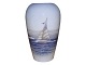 Antik K presents: Lyngby porcelainVase with sailboat