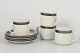 L'Art presents: Arabia Karelia, set of four large coffee cups with matching saucers.