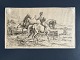 Radering 1856 af E. Petersen - Hestene vandes.
