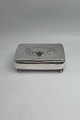 Danam Antik presents: Georg Jensen Sølv Box on feet with Green Stones No. 83