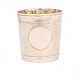 Aabenraa Antikvitetshandel presents: Danish silver cup by Chr. Pedersen Høvring, Randers, 1754-82. H: 6,7cm. W: ...