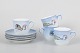 L'Art presents: Harald Wiberg for Bing & Grøndahl, set of four coffee cups with matching saucers.