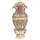 Aabenraa Antikvitetshandel presents: Large Danish silver "Amager"-vinaigrette. H: 11,7cm