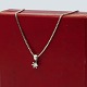 Antik Damgaard-Lauritsen presents: Necklace in 14k white gold with diamond