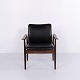 Osted Antik & Design presents: Diplomat 209 Armchair in Rosewood and Black Leather by Finn Juhl for France & Son