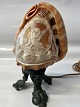 Antik Huset presents: Camè table lamp, circa 1920 - 1930. ConchThe goddess Aurora.
