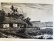 Radering af Achton Friis 1906 - En vandmølle