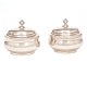 Aabenraa Antikvitetshandel presents: Pair of Danish 18th century silver bonbonniere by Eilert Hansen ...