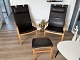 MR Retro Design presents: 1 set of classic high-backed armchairs with matching footstool, produced by the ...
