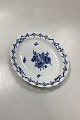 Danam Antik presents: Antique Royal Copenhagen Blue Flower Curved Dish, openwork