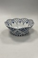 Danam Antik presents: Royal Copenhagen Blue Fluted Full Lace Fruit bowl No 1061