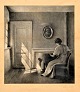 Pegasus – Kunst - Antik - Design presents: Ilsted, Peter (1861 - 1933) Denmark: Sunshine on a Door. Opus 5, 1910.