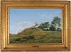 Stari Antik presents: Thorald LæssøeChurch in the country sideOil on canvas