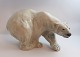 Lundin Antique presents: Royal Copenhagen. Porcelain figurine. Standing Polar Bear. Model 1137. Length 27 cm. ...