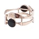 Aabenraa Antikvitetshandel presents: Anni & Bent Knudsen sterlingsilver oval bangle designed in cooperation ...