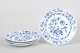 L'Art presents: Meissen Blue Onion, set of four salad plates.