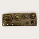 Moster Olga - Antik og Design presents: Weights in a wooden block6 pcsDKK 300