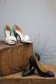 K&Co. presents: Handmade French vintage miniature model of stilettos from the 50s.H: 7cm. L: 9.5cm...