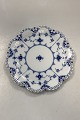 Danam Antik presents: Royal Copenhagen Blue Fluted Full Lace Cake/Serving Dish No. 1062