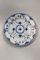 Danam Antik presents: Royal Copenhagen Blue Fluted Full Lace Dinner Plate No. 1084