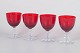 L'Art presents: Monica Bratt for Reijmyre, set of four wine glasses.