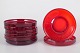 L'Art presents: Kjell Blomberg for Gullaskruf, set of eight dessert plates.