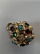 Antik Huset presents: Ball with stone Pendant / Charms in 14 carat goldHeight 21.42 mm