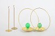 Kaija Aarikka and Timo Sarpaneva for Aarikka, set of two wall-mounted candleholders "Piirileikki".