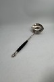 Danam Antik presents: Georg Jensen Acorn Silver Punch Spoon with Ebony Handle