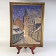 Einar Gross akvarelAalborg motiv46x35 cm