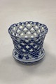 Danam Antik presents: Royal Copenhagen Blue Fluted Full Lace small Vase No. 1015
