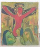 L'Art presents: Erik Häggqvist, oil on canvas, listed Swedish artist.