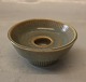 Klosterkælderen presents: Green Candlestick 8.2 cm Ceramics Stoneware Danish Art Pottery Knabstrup