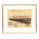 Aabenraa Antikvitetshandel presents: Jens Søndergaard, 1895-1957, drawing. Signed and dated 1939. Visible size: ...